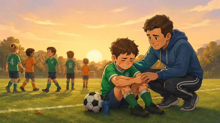 Warum dein Kind nach dem Fußball manchmal komplett ausrastet – und warum das normal ist