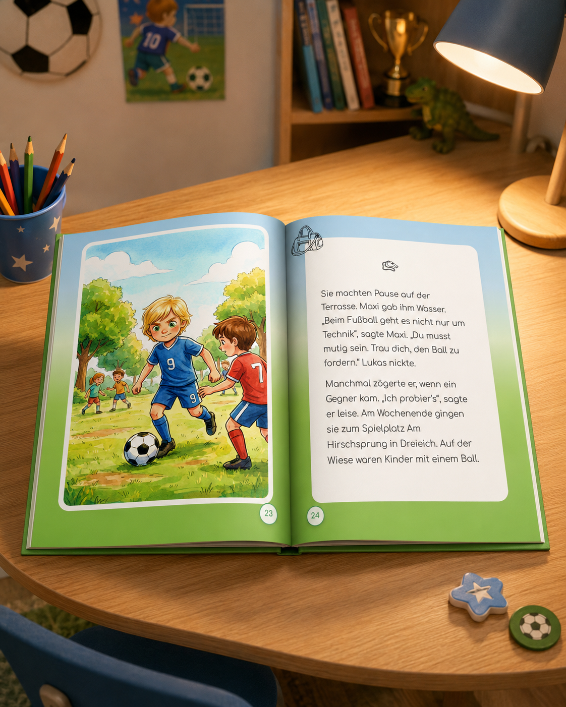 ⚽ Lesenlernen mit Fußballfreude||Perfekt um mit dem Lesen zu beginnen||Sein eigenes Fußballabenteuer macht noch mehr Lust aufs Lesen