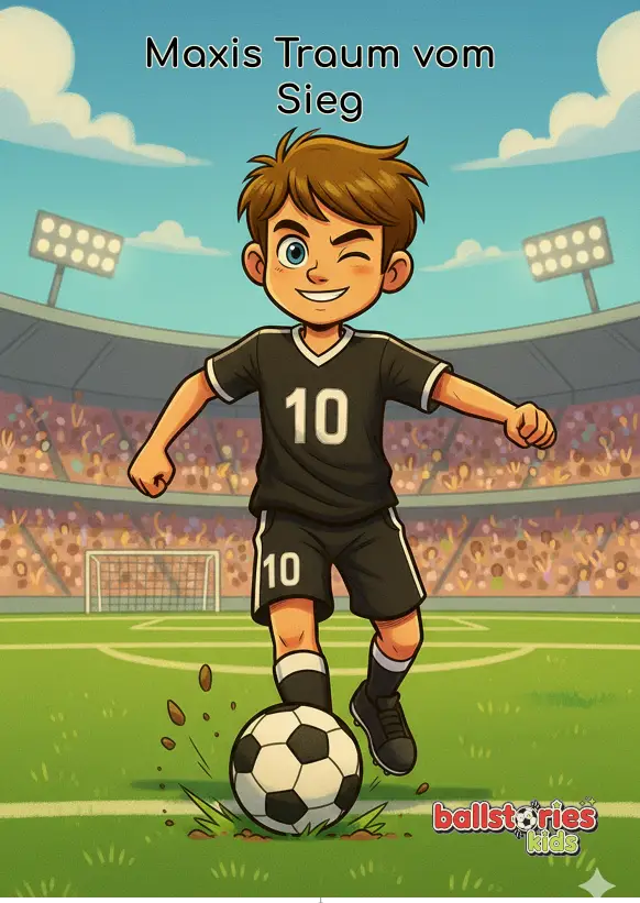 Buchcover: Maxis Traum vom Sieg - personalisierte Fußballgeschichte